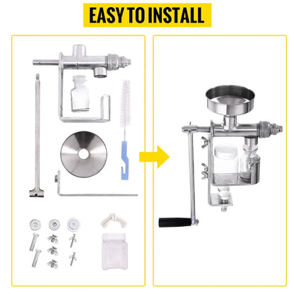 Manual Stainless Steel Oil Press