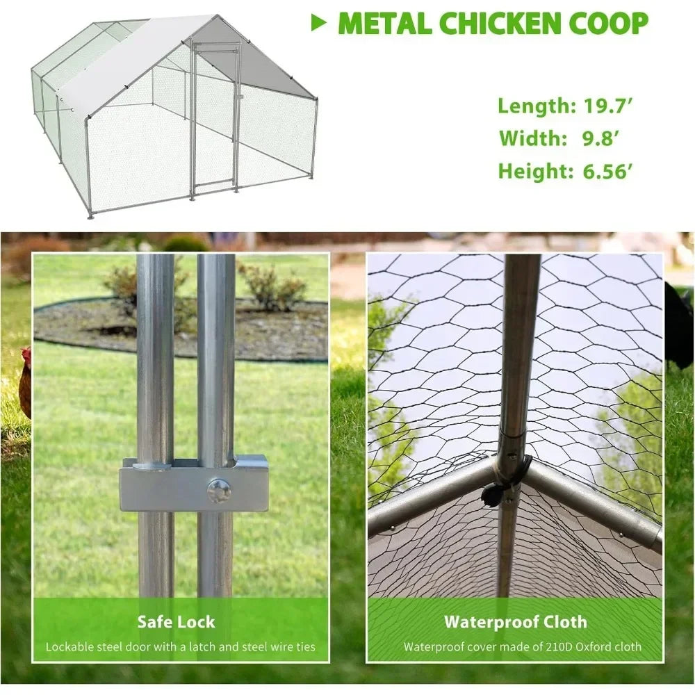 Multi-sized Chicken Coop Run