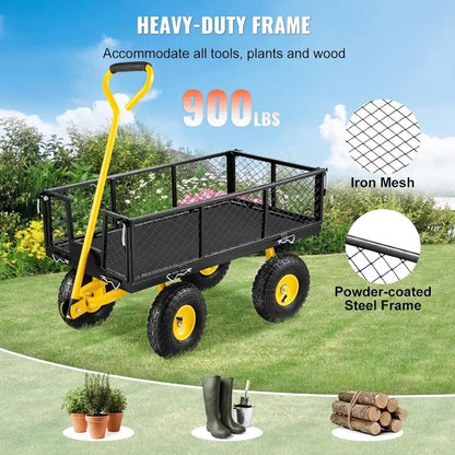 Heavy Duty Steel Garden Cart