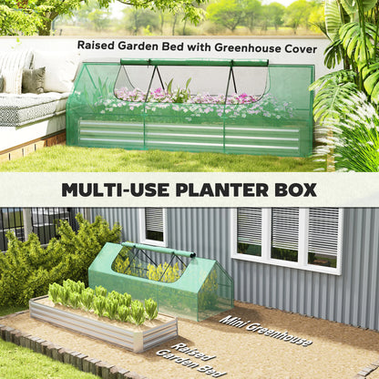 8.6 X 3 X 1ft Raised Garden Bed with Cover